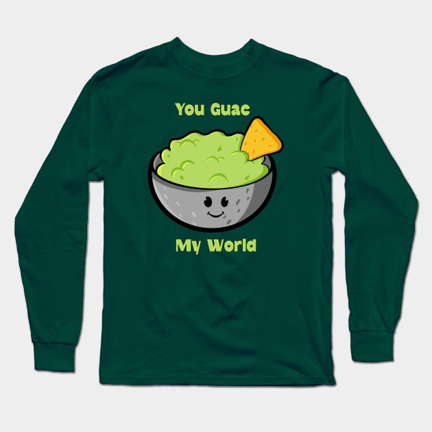 You Guac My World Long Sleeve T-Shirt by Art by Nabes